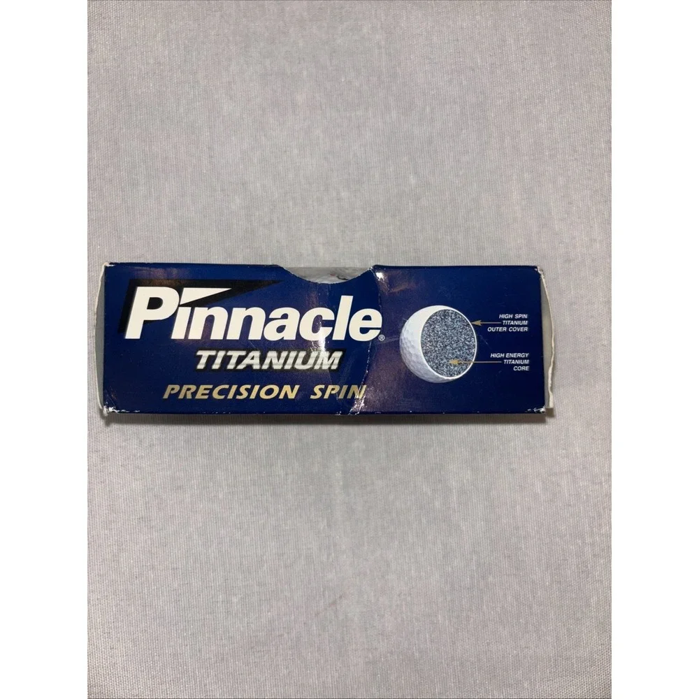 Pinnacle titanium precision spin Golf Balls 3pk Optimum Distance Spin & Control
